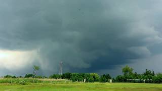 May 29, 2019 - Doylestown, Bucks County PA -- Time Lapse of passing severe storms