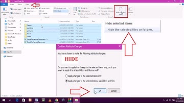 How to Hide Unhide Files Folder in Windows 10 without Any Software