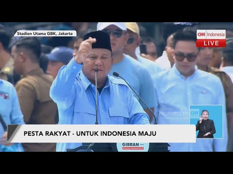 (FULL) Pidato Kampanye Akbar Prabowo Subianto di SUGBK