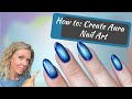 How to create aura nail art
