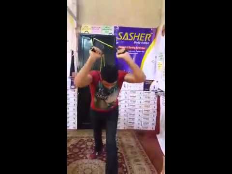 جهاز الرياضة الي يتعلق علي الباب