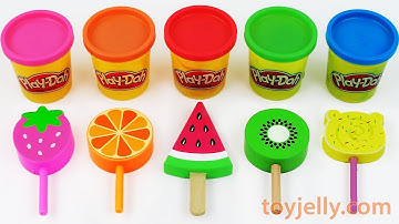 Toy Ice Cream Play Doh Popsicles Learn Colors Baby Toys for Toddlers Kids Kinder Sursrise Eggs