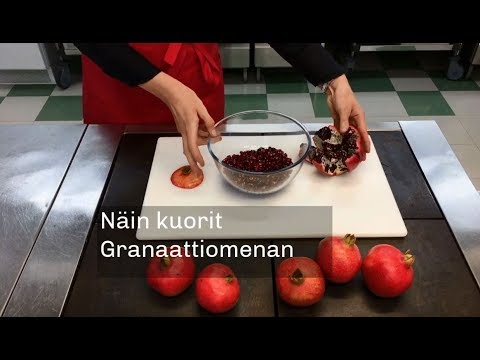 Video: Kuinka Kuorita Granaattiomenaa Nopeasti