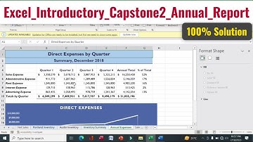 Excel_Introductory_Capstone2_Annual_Report | Excel Introductory Capstone2 Annual Report #excel_intro