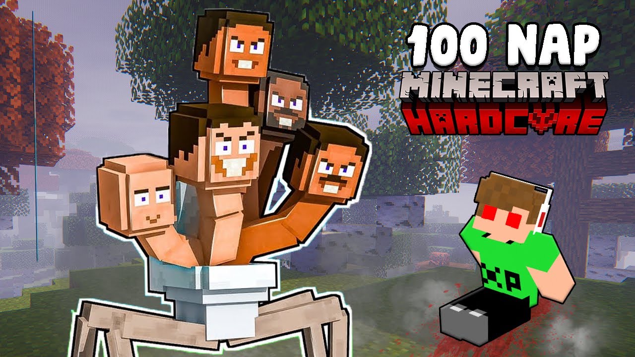 100 NAP A SKIBIDI WC HORROR A MINECRAFT-BAN! 😱