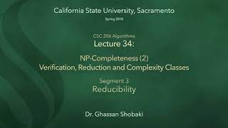Algorithms Lecture 34: NP-Completeness (2), Segment 3: Reducibility Net Worth