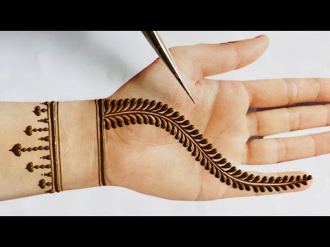 Very Easy Simple Mehndi design trick for hands-Easy Mehndi designs-Mehandi ka design-Mehndi Designs