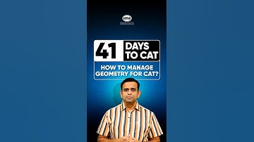 📅41 dagen tot CAT 2025 🕗| Hoe beheer je geometrie voor CAT? #shorts