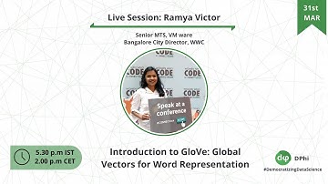 Introduction to GloVe : Global Vectors for Word Representation