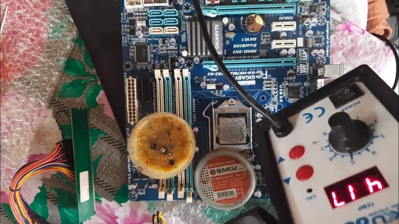 Gigabyte Motherboard Restart Problem Repair BIOS Recover Dual BISO