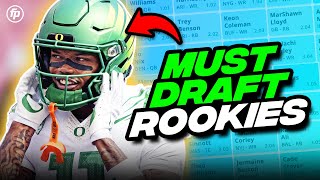 MUST DRAFT Rookies | Impact Players, Dynasty Holds + LateRound Sleepers (2024 Fantasy Football)