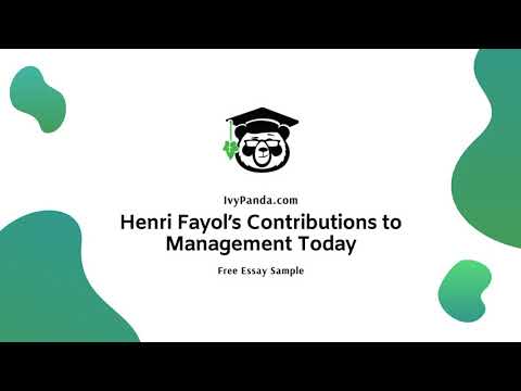 Henri Fayol’s Contributions to Management Today | Free Essay Sample