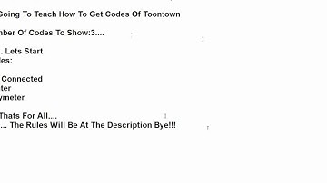 Toontown Codes