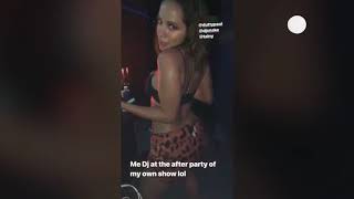 Anitta Esquenta O Clima Ao Rebolar Grudadinha Com Pedro Scooby Em Ibiza