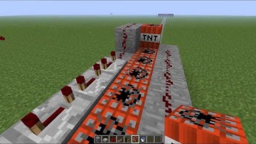 How to Make a TnT Cannon - Complete Guide Fast and Easy - Minecraft