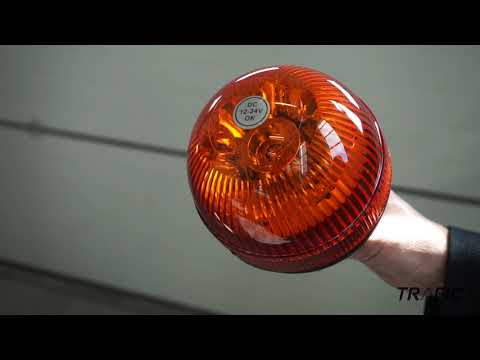 Gyrophare LEDS Orange L8 BOULE Fixation Hampe Flexible Très Résistant !