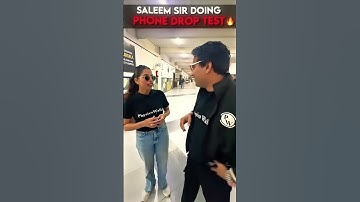 Gravity test kiya saleem sir ka phone par. ! #pwfaculty #physicswallah #saleemsir