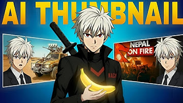 This Gemini Nano Hack Makes Thumbnails Like a Pro 🤫||make thumbnail using ai 