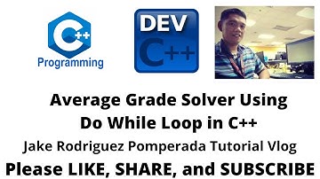 Average Grade Using Do While Loop in C++