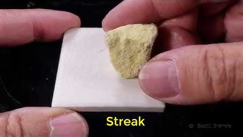 Mineral Streak Test A02
