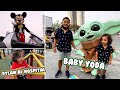 DYLAN SE CORTO LA BOCA | CONOCIMOS A BABY YODA | Family Juega