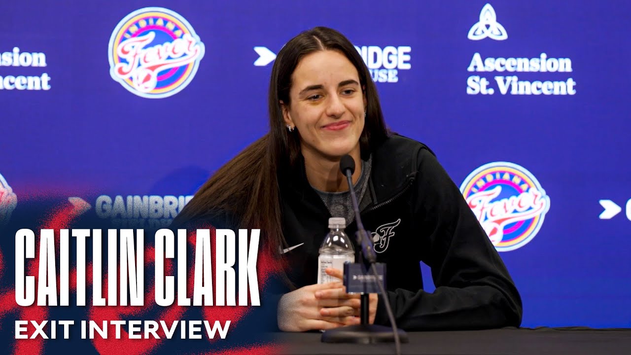 ⁣Caitlin Clark 2024 Exit Interview | Indiana Fever