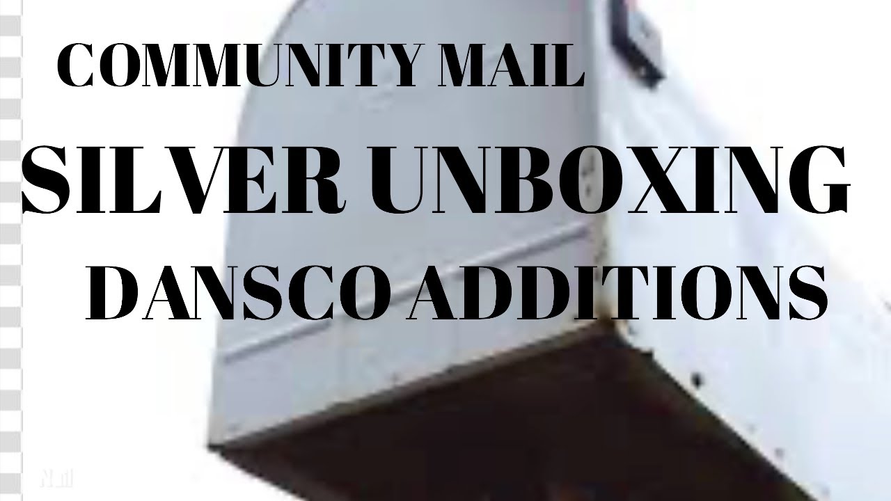 Community mail & Silver Unboxing!! #silver #stickers - YouTube