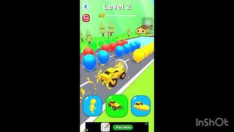 Shape-shifting Funny Race Gameplay new hyper casual games #gameplay #shapeshifting