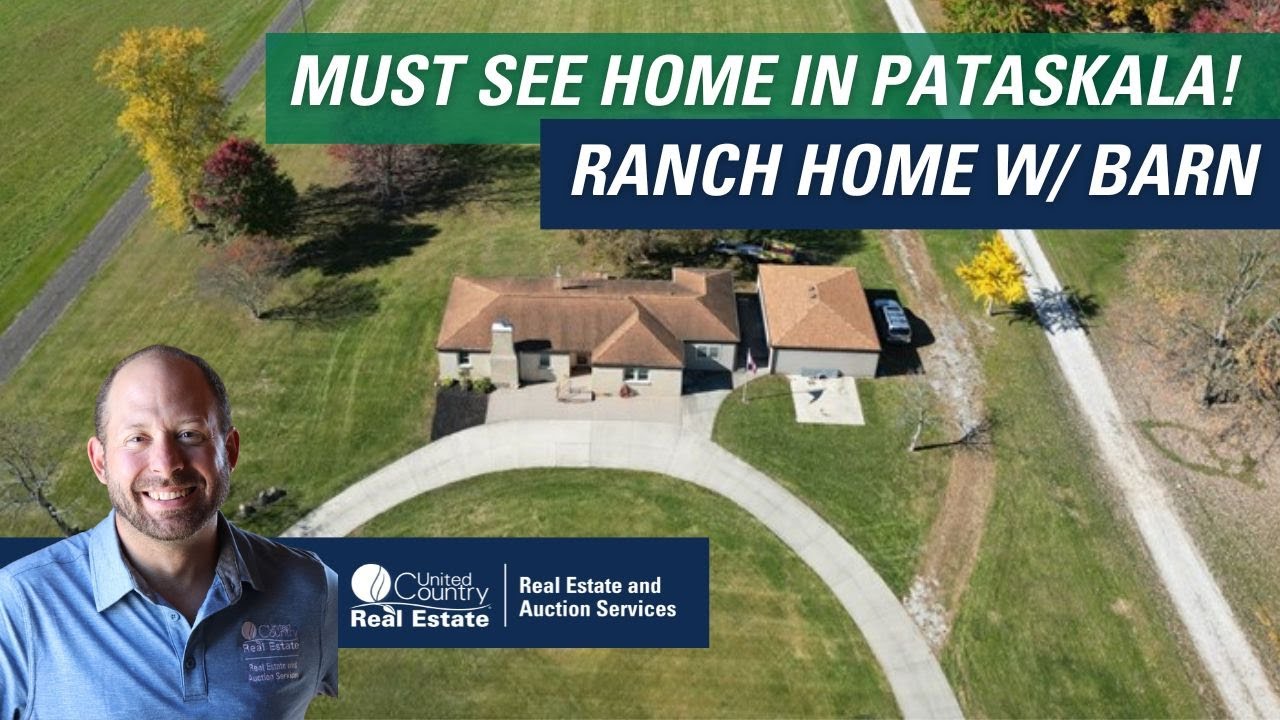 Must See Home! Ranch Home With Barn in Pataskala, Ohio! YouTube