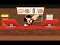 Mickey Mouse plays | ROBLOX Work at a Pizza Place