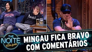 Mingau fica bravo com comentários do CPM 22 | The Noite (11/07/17)