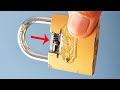 How to Open any lock Easy way Without key