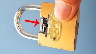 How to Open any lock Easy way Without key