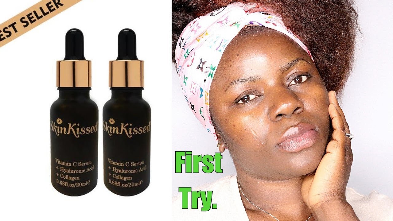 SKINKISSED FACIAL SERUM MORNING AND NIGHT FACE CARE ROUTINE. YouTube