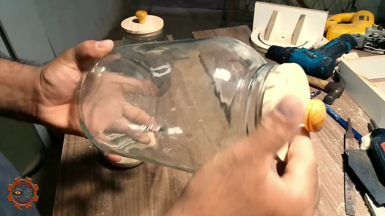 TAMPAS DE MADEIRA PARA RECIPIENTES  -  É MUITO FÁCIL FAZER