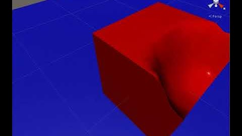 Unity Game Engine - Deformable Mesh - Cube Example
