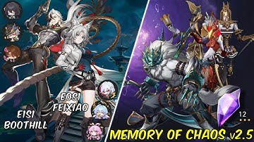 E1S1 Boothill & E0S1 Feixiao // Memory of Chaos v2.5 Stage 12 (3 Stars) // Honkai: Star Rail