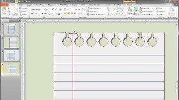 PowerPoint Tutorial: How to create a notebook and torn paper effect
