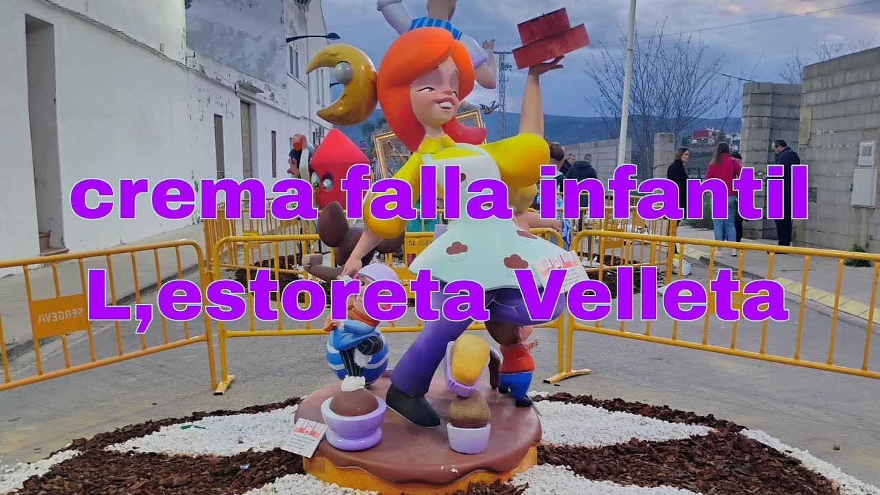 Crema falla infantil L,estoreta Velleta 2025