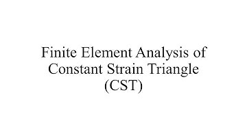 FEA of Constant Strain Triangle (CST) using Ansys Workbench (Validation)