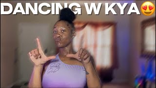 DANCING WITH KYA 🥰🩷(DON"T CRY BY ALCORN)