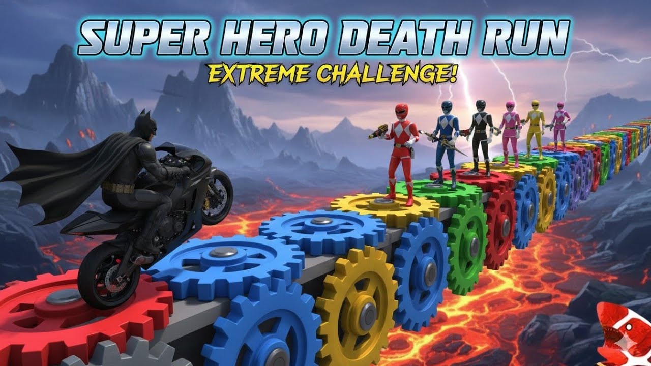 Spider Man Car Vs Halk Super Bike Racing Challenge Super hero..