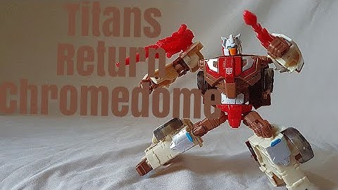 Transformers Titans Return Chromedome Hasbro Figure Review