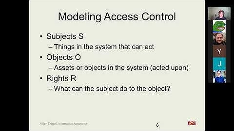 CSE 365 S21 1-21-21: "Access Control Pt. 2"