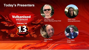 Vulkan 1.3 - A Vulkanised Webinar