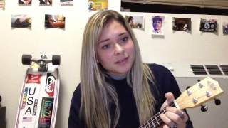 Video thumbnail of "Hotel California ukulele cover- Katrina hickey"