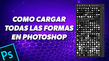 Como importar formas para Photoshop?