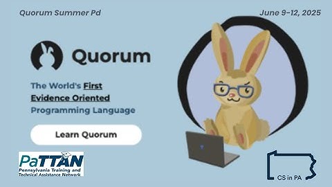 CSinPA Quorum Programming Summer PD