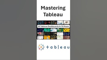 Create 20 Amazing Interactive Tableau Dashboards in Just 10 Hours #shorts