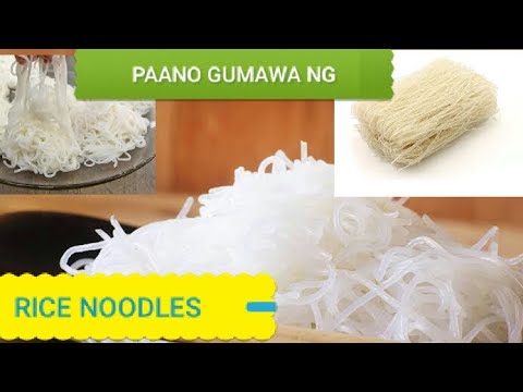 Video: Paano Gumawa Ng Rice Pasta